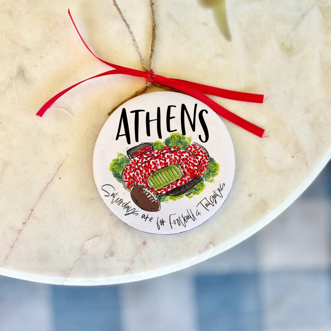 Athens, GA Christmas College Town Ornament - Blissful Boutique