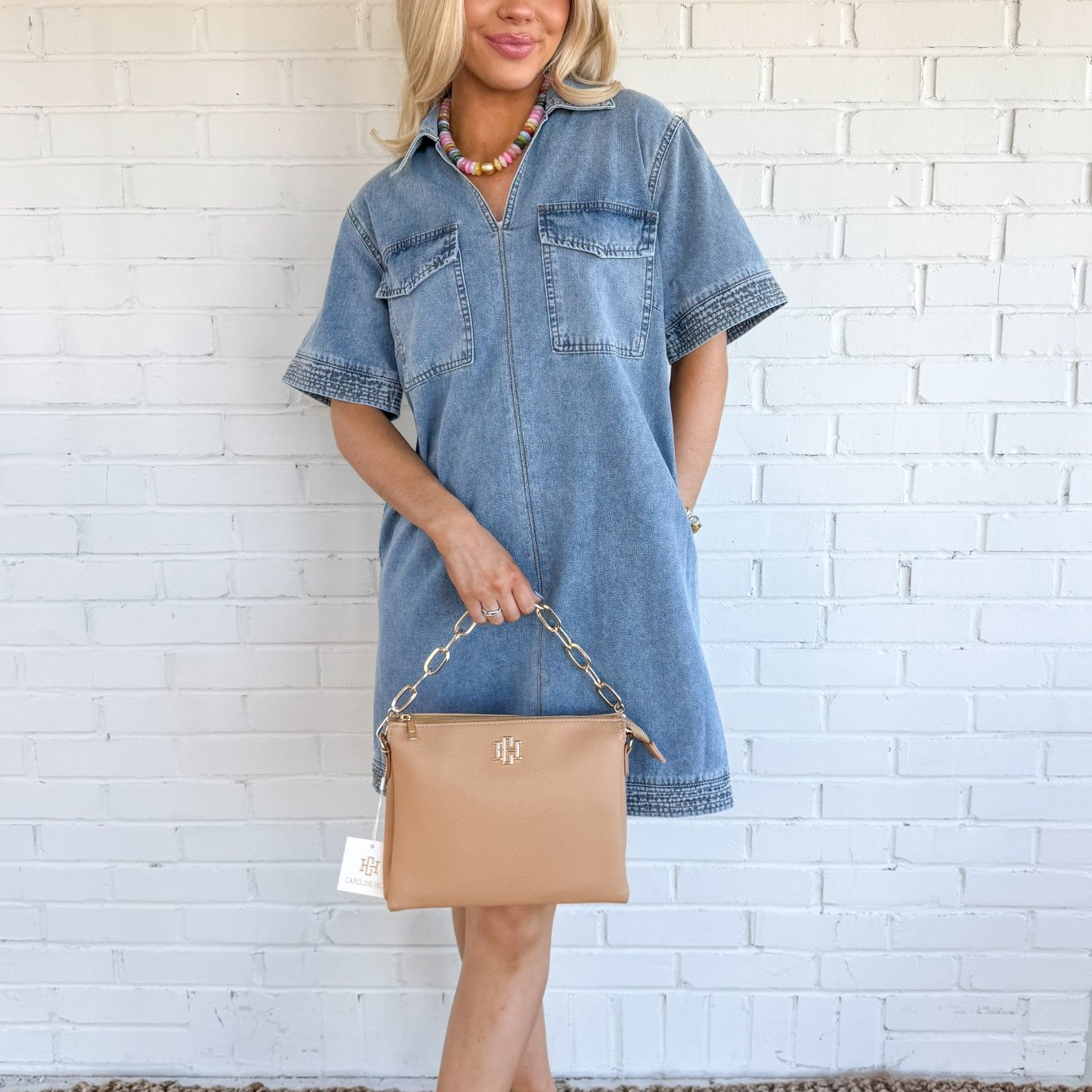 Dungaree Dress - Blissful Boutique