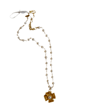 Freshwater Pearl Chain with Anna Pearl Cross - Blissful Boutique