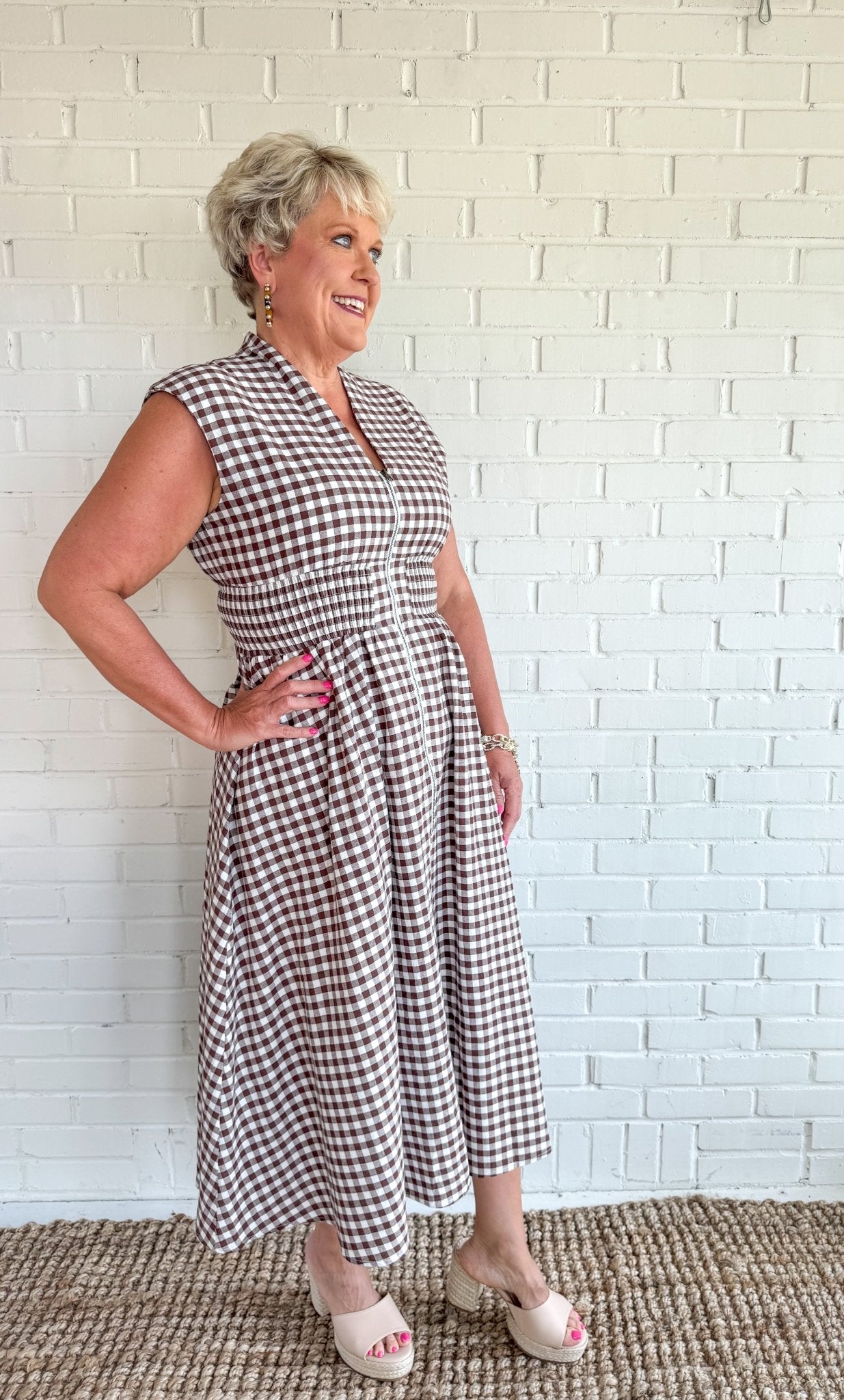 Gingham Dress - Blissful Boutique