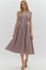 Gingham Dress - Blissful Boutique