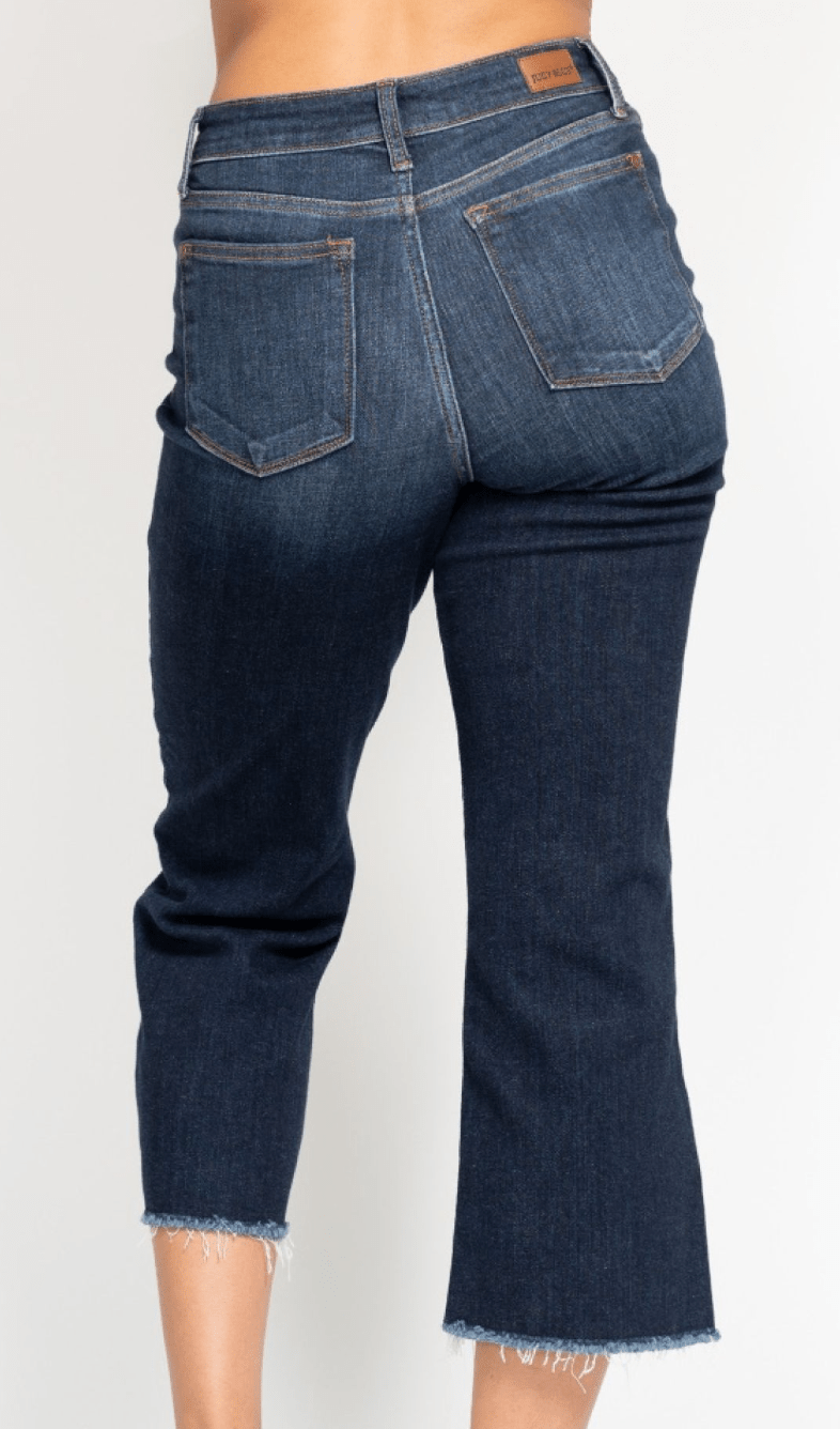 Judy Blue High Waist Cropped Wide Leg - Blissful Boutique