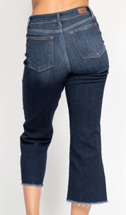 Judy Blue High Waist Cropped Wide Leg - Blissful Boutique