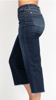 Judy Blue High Waist Cropped Wide Leg - Blissful Boutique
