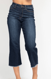 Judy Blue High Waist Cropped Wide Leg - Blissful Boutique