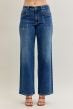 Mid Rise 90's Straight Front Patch Double Pkt Judy Blue - Blissful Boutique
