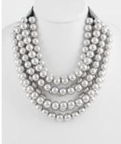 Multi Layer Ball Necklace - Blissful Boutique