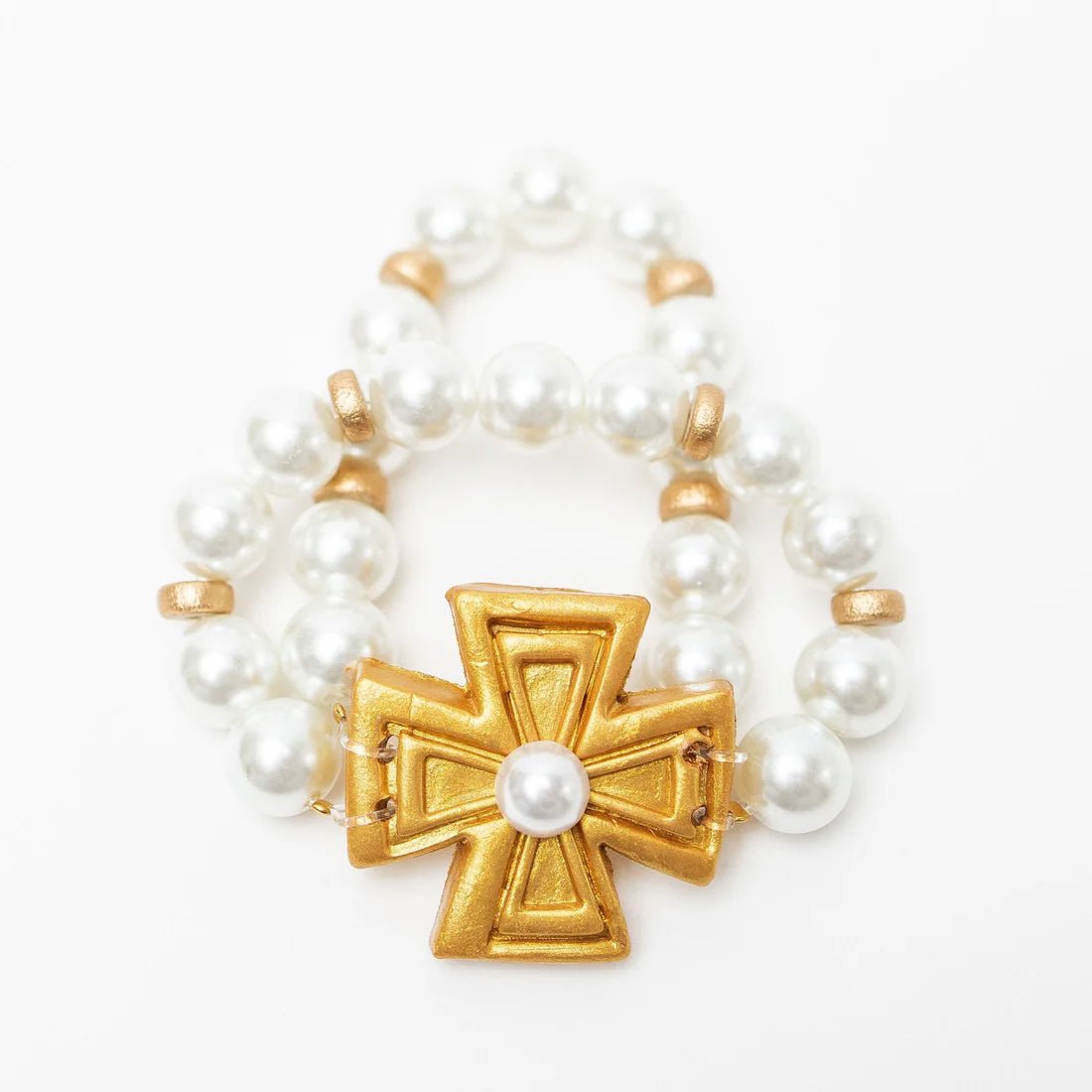 Pearl Double Strand with Anna Pearl Bracelet - Blissful Boutique