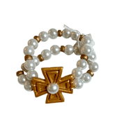 Pearl Double Strand with Anna Pearl Bracelet - Blissful Boutique