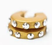 Studded Hoops - Blissful Boutique