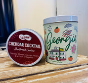Georgia Cheddar Cocktail Shortbread Cookies Tin