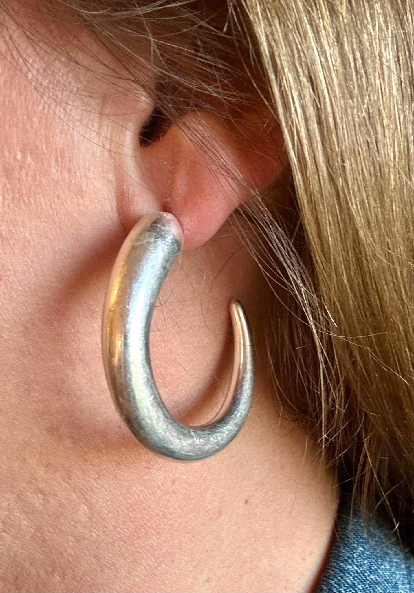 45mm Metal Hoops - Blissful Boutique