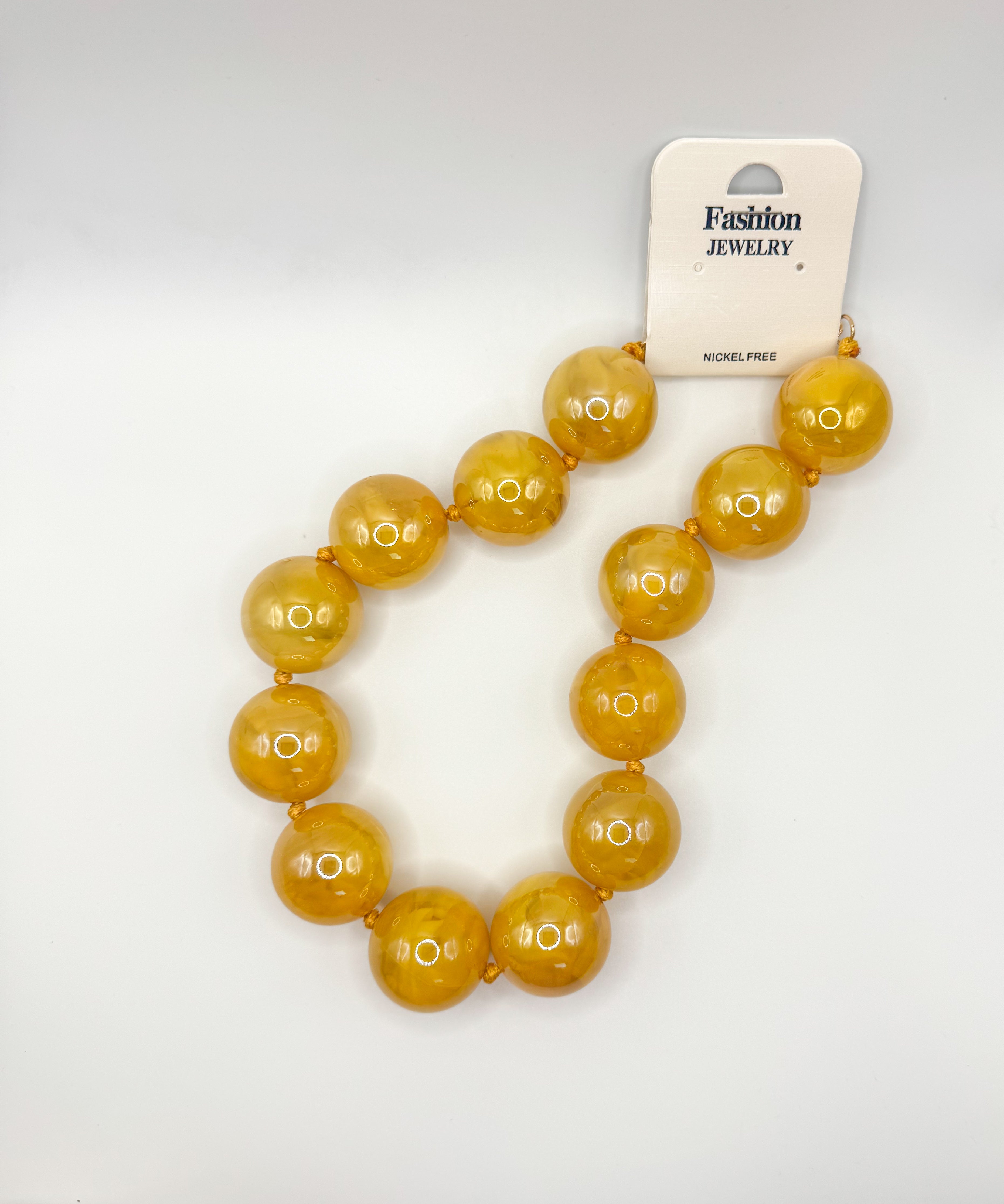 Acrylic Chunky Ball Necklace