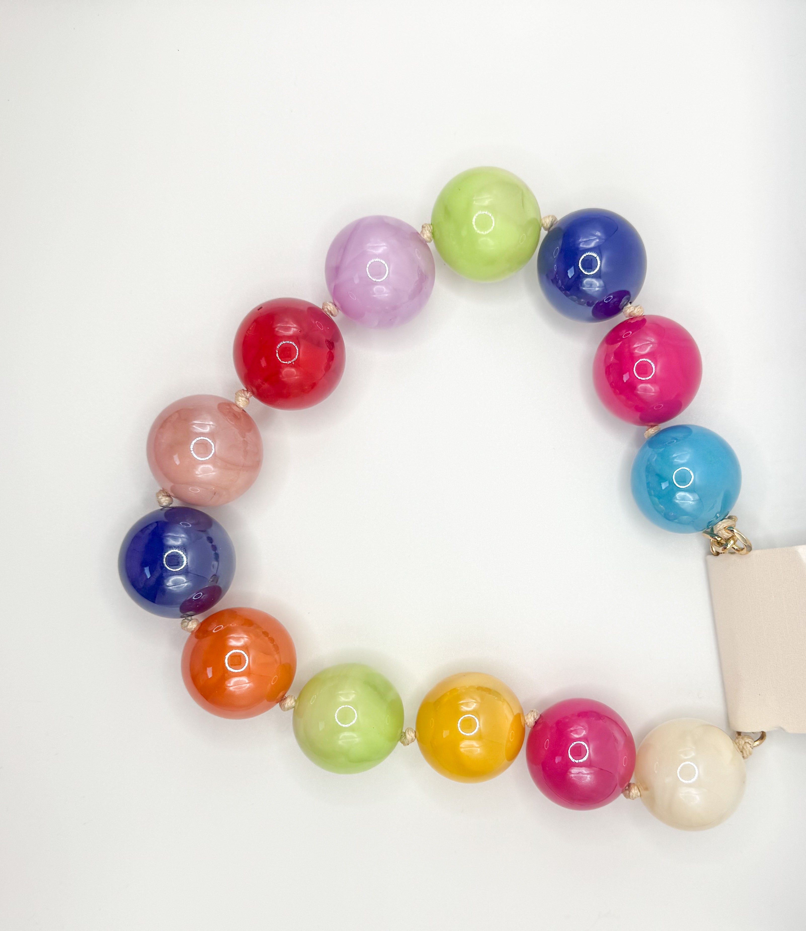 Acrylic Chunky Ball Necklace