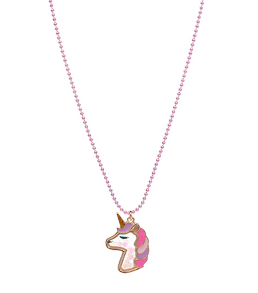 Kids Unicorn Glitter Necklace