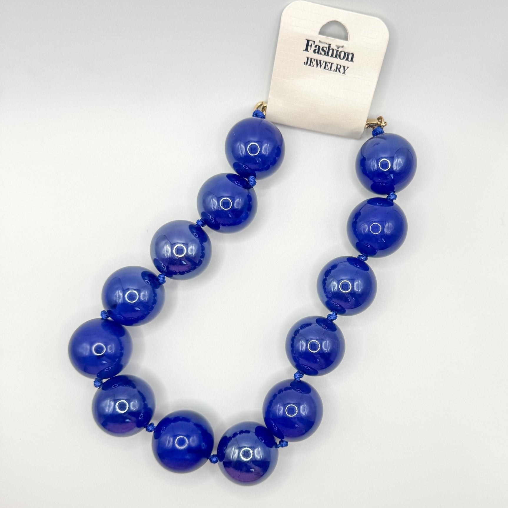Acrylic Chunky Ball Necklace - Blissful Boutique