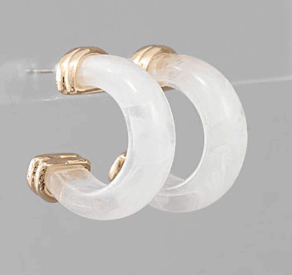 Acrylic Hoops - Blissful Boutique