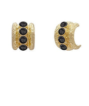 Antique Bold Cat's Eye Hoops - Blissful Boutique