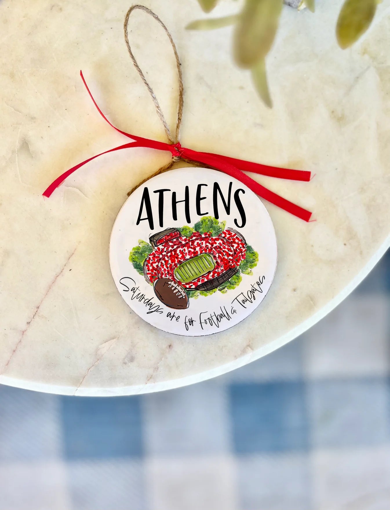 Athens, GA Christmas College Town Ornament - Blissful Boutique