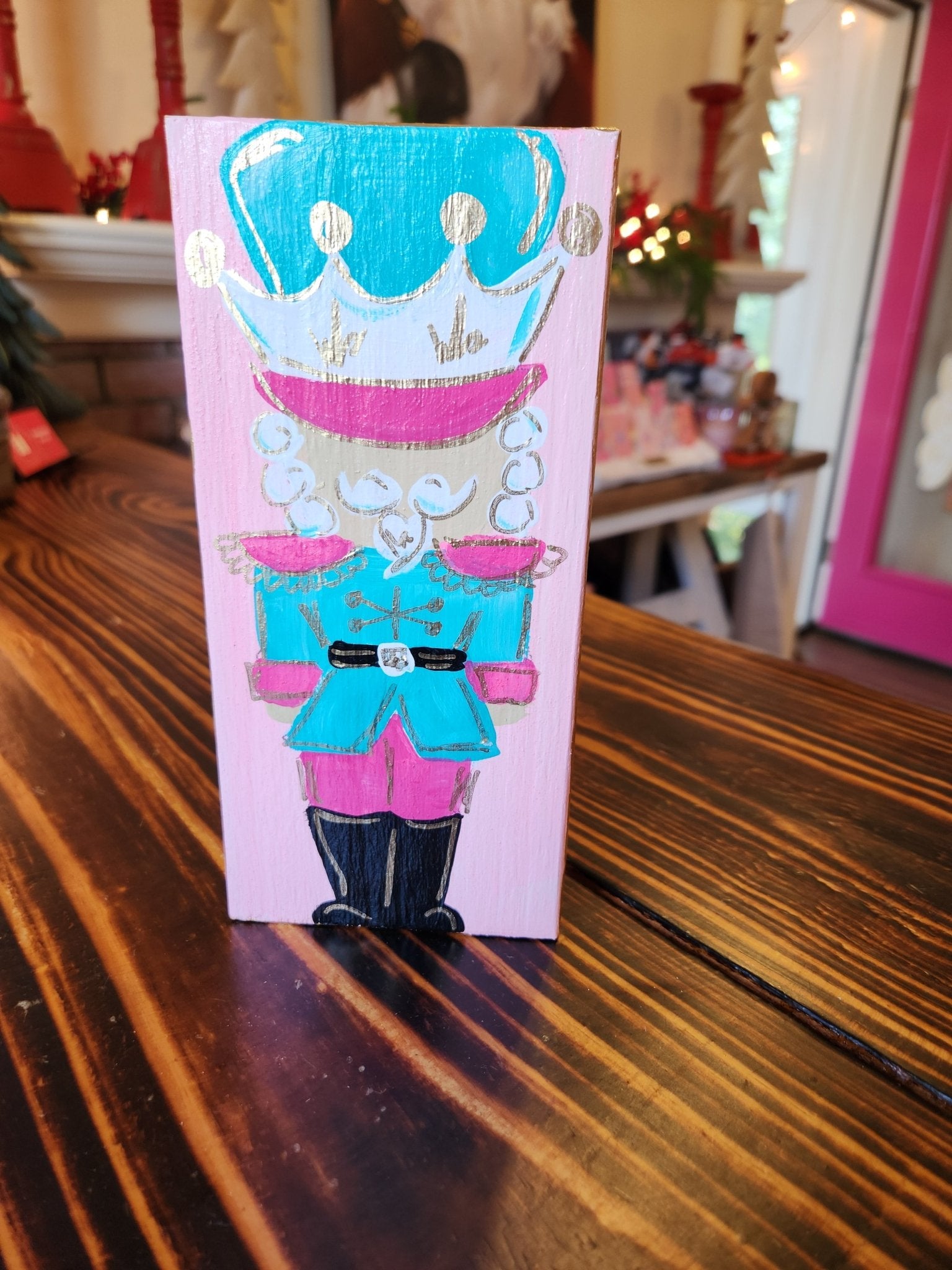 Ballet Toy Soldier Wood Block - Blissful Boutique