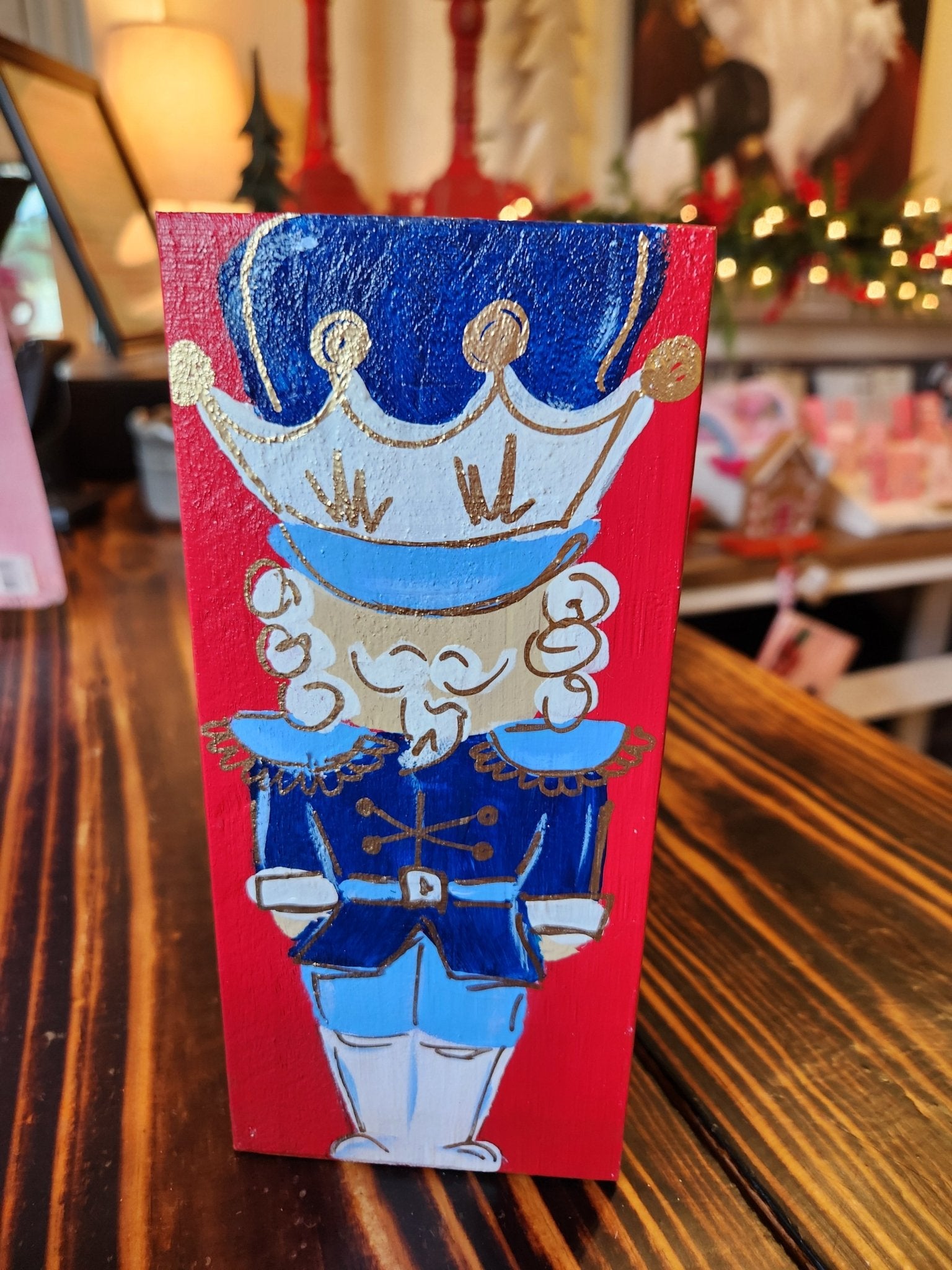 Ballet Toy Soldier Wood Block - Blissful Boutique