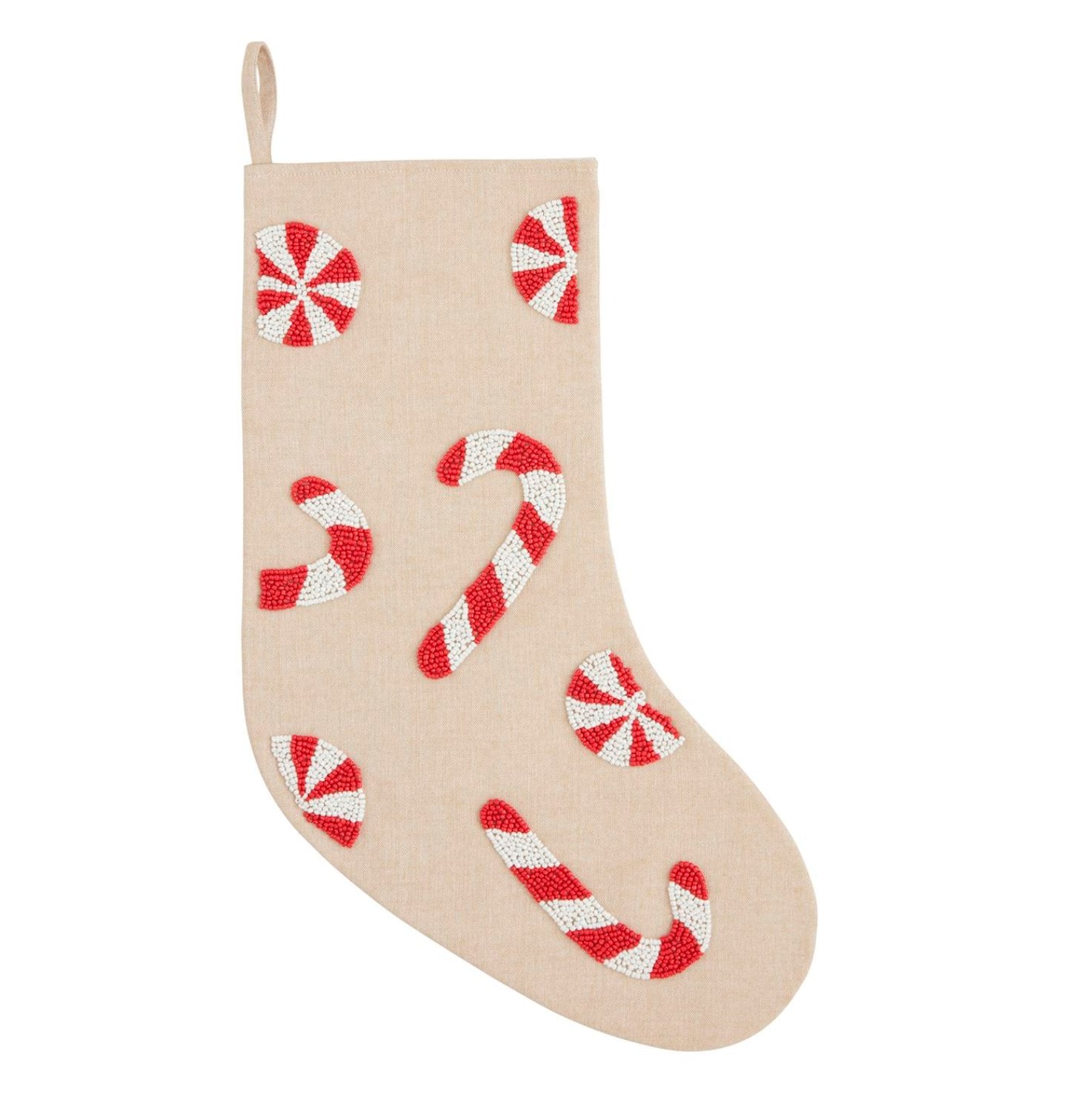 Beaded Christmas Stockings (Multiple Designs Available) - Blissful Boutique