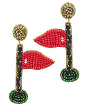 Beaded Golf Earrings - Blissful Boutique