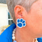 Beaded Paw Earrings - Blissful Boutique