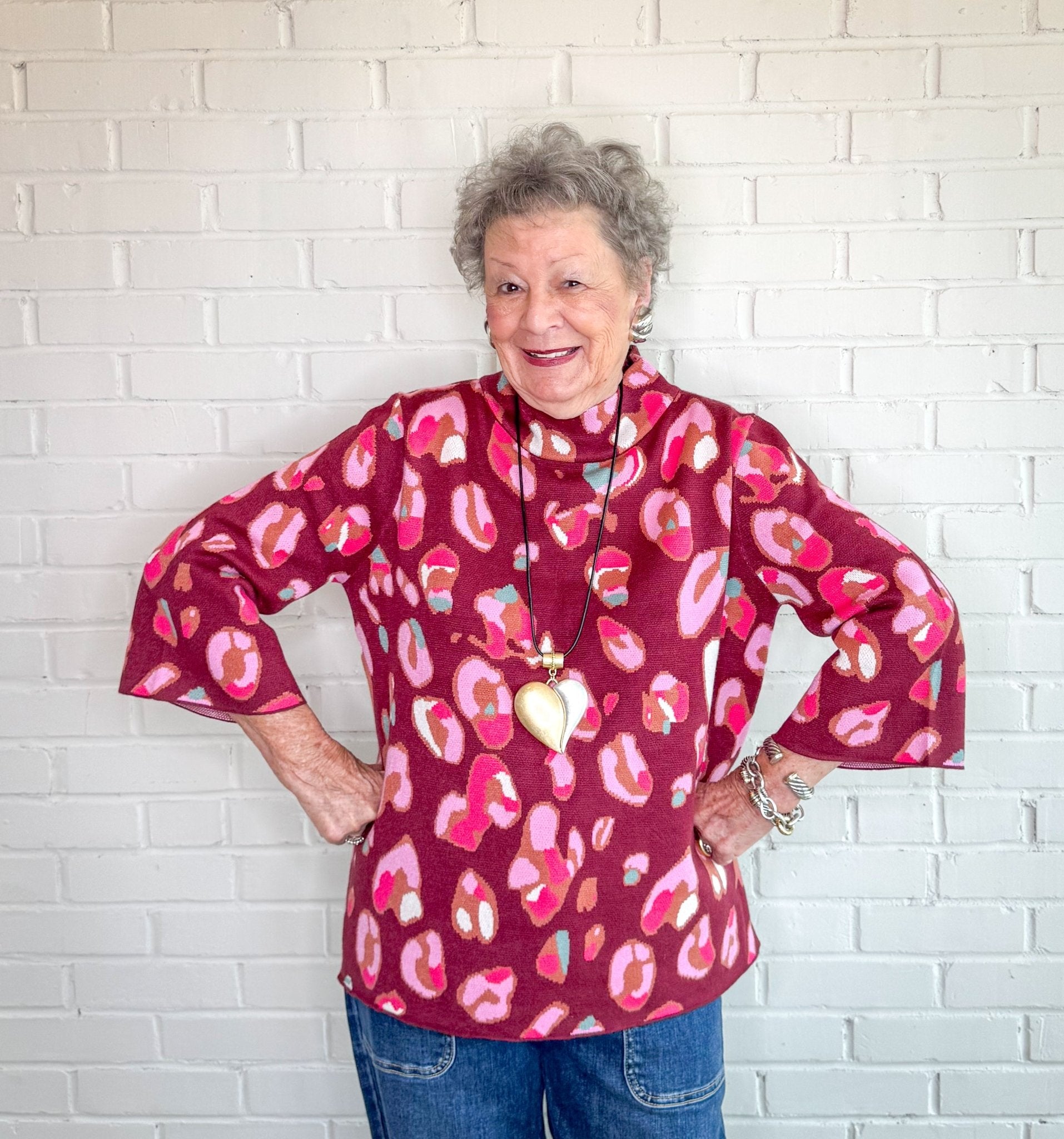 Berry Luxe Sweater - Blissful Boutique