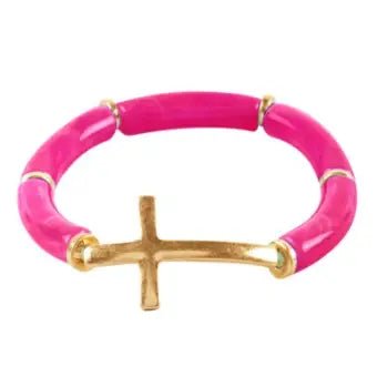 Black Grace Cross Bracelet - Blissful Boutique