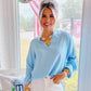 Blouse Linen Long Sleeve Casual V Neck Top (Multiple Colors) - Blissful Boutique