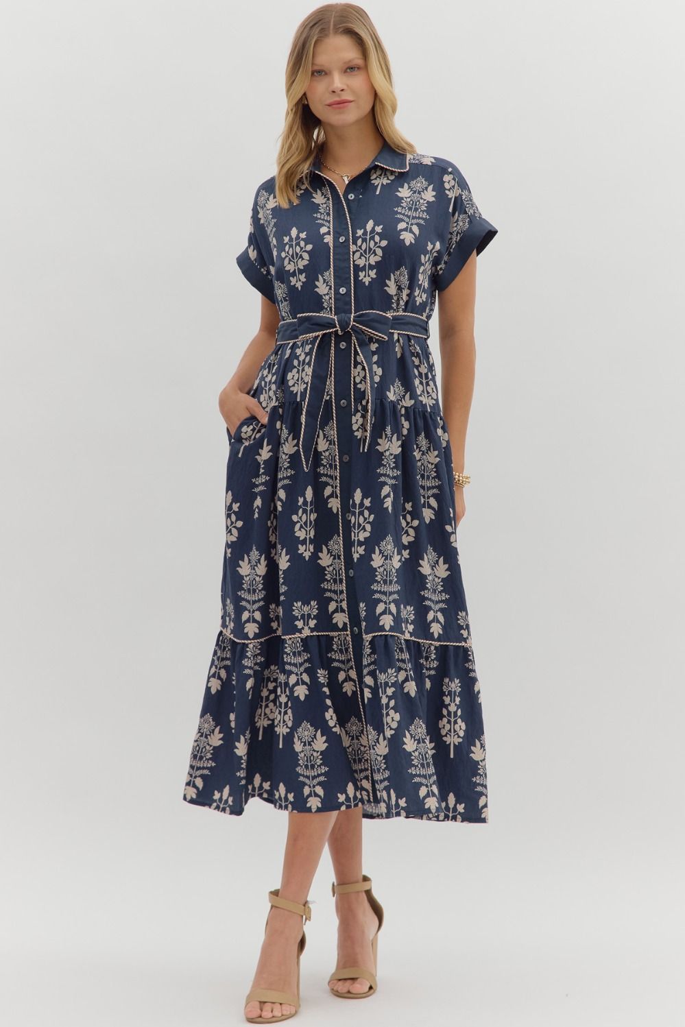 Botanical Dress - Blissful Boutique