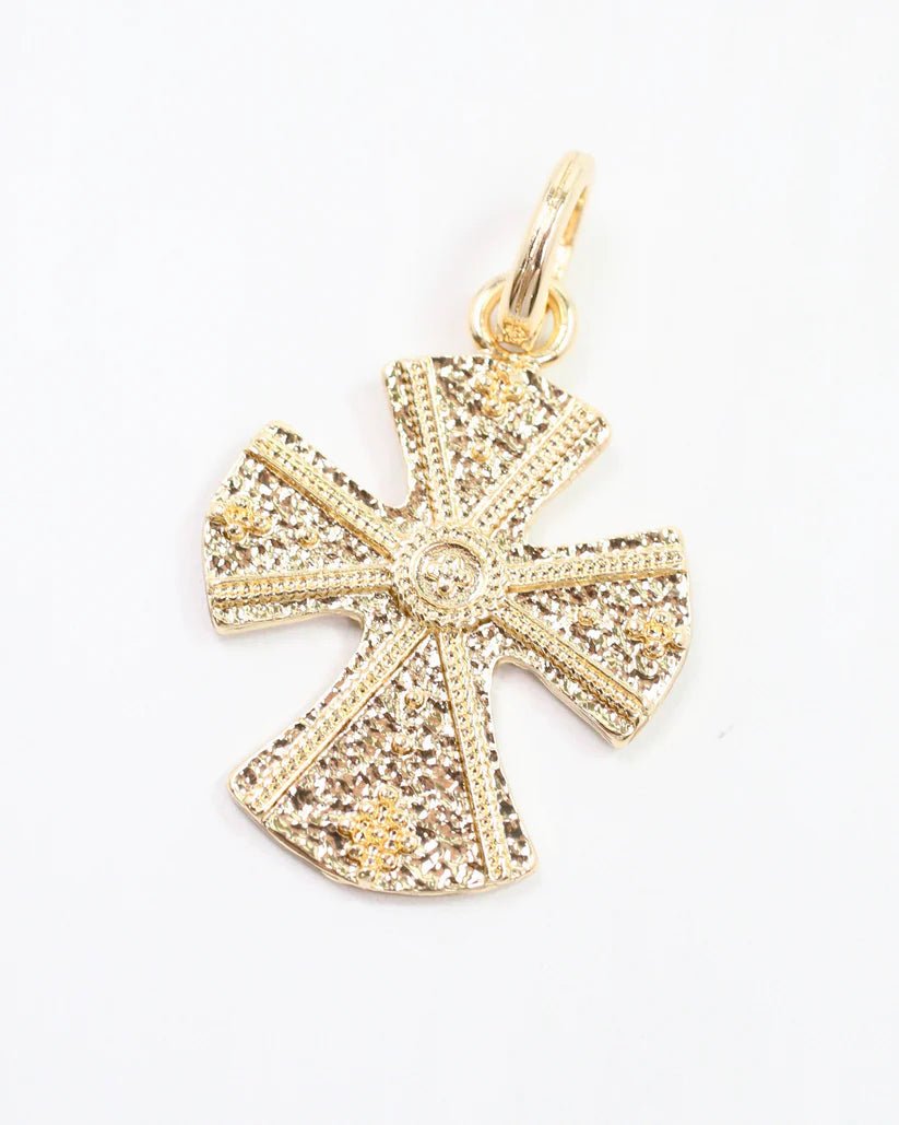 Brunson Cross Charm - Blissful Boutique