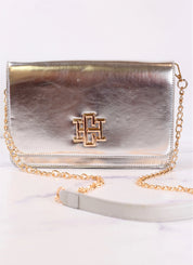 Bryn Crossbody with Card Slots PLATINUM - Blissful Boutique