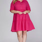 Button Down Collared Dress - Blissful Boutique