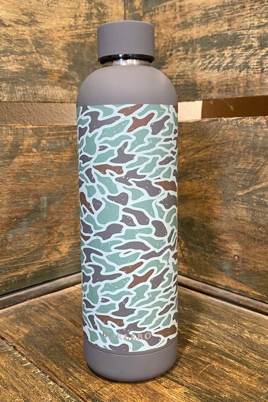 Camo Water Bottle - Blissful Boutique