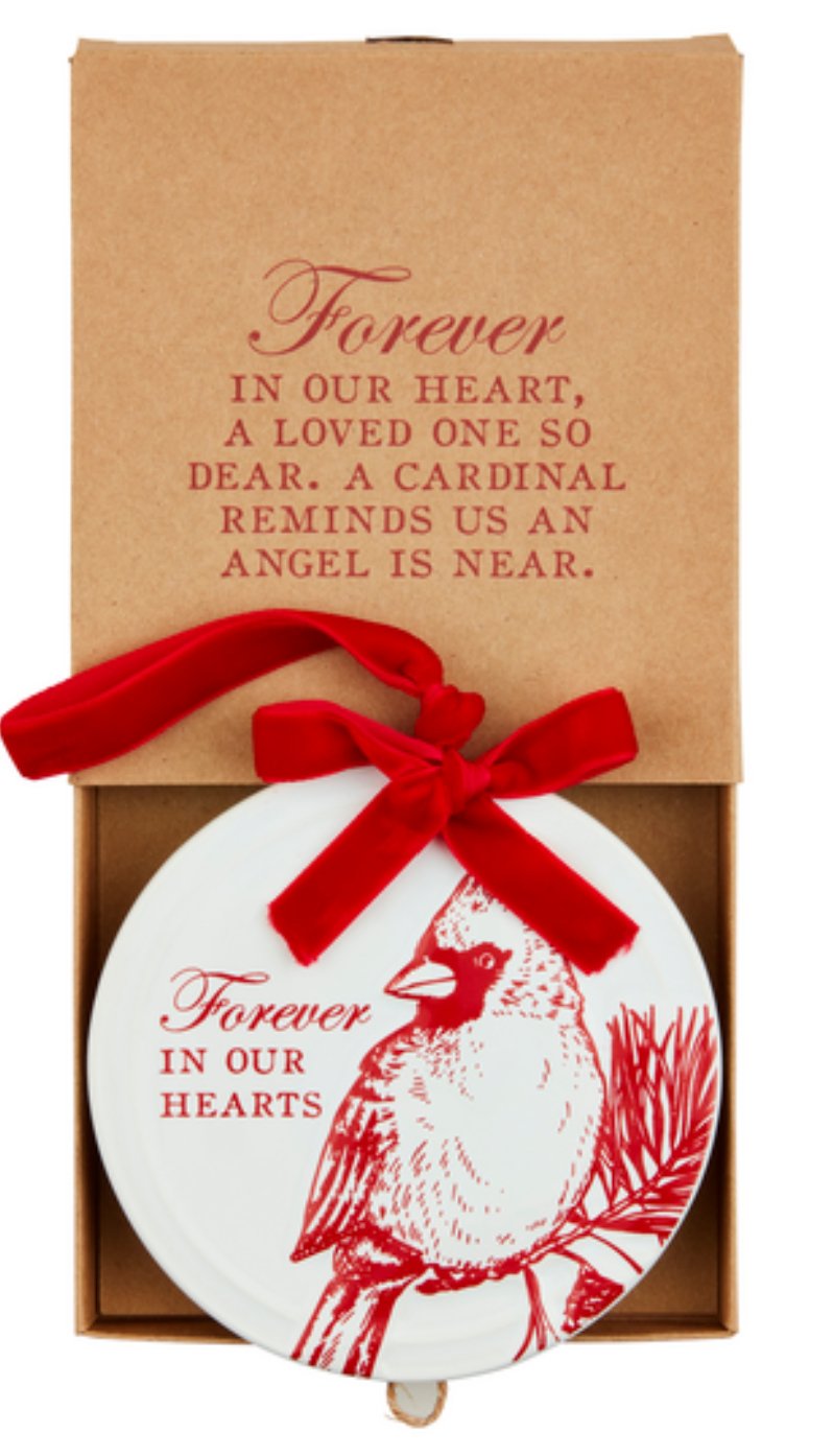 Cardinal Ceramic Box Ornament - Blissful Boutique