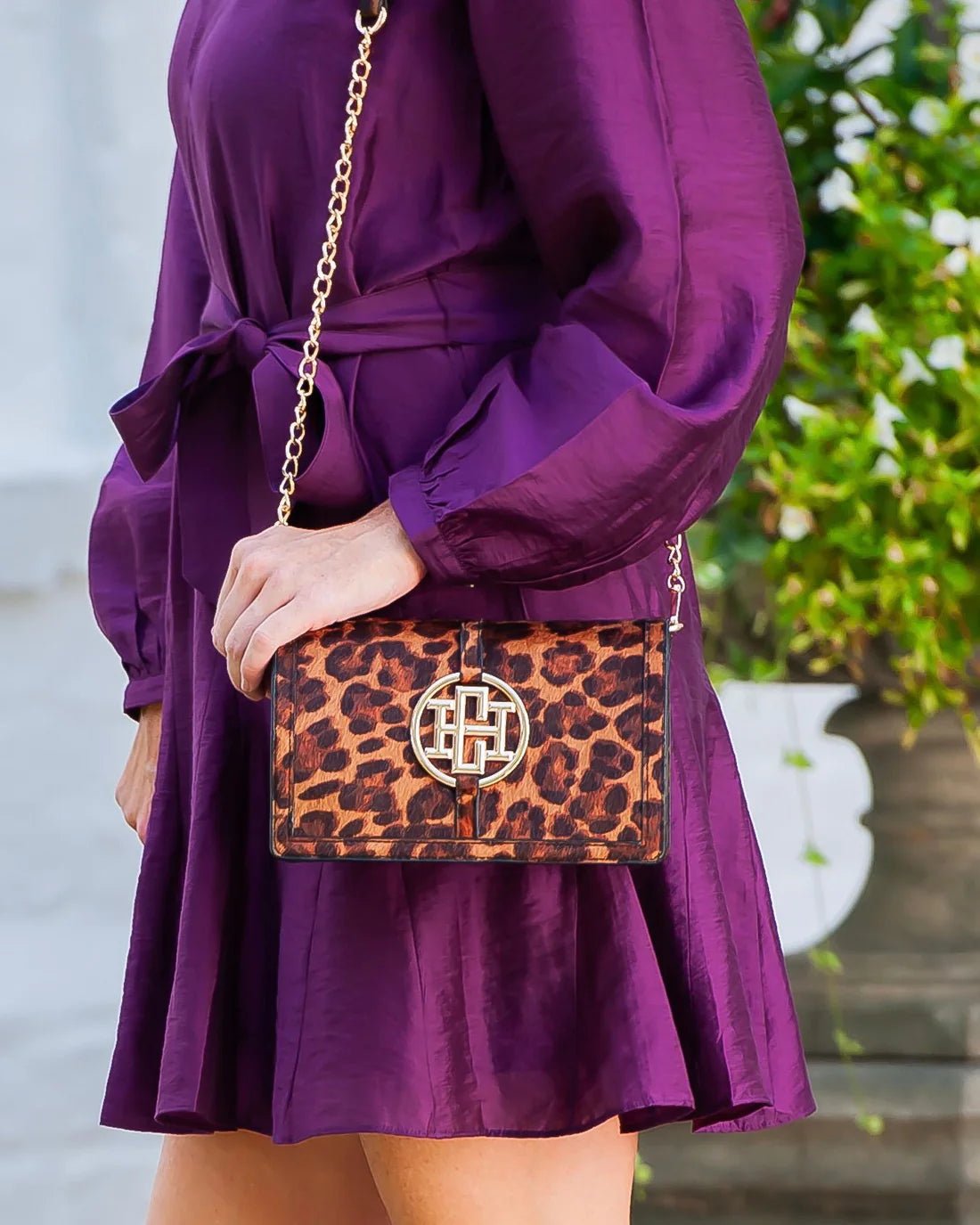 Cecilia Circle Logo Handbag - Blissful Boutique