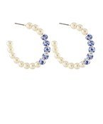 Ceramic & CCB Ball Hoops - Blissful Boutique