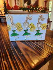 Cheer Squad Wood Block (Multiple Colors Available) - Blissful Boutique