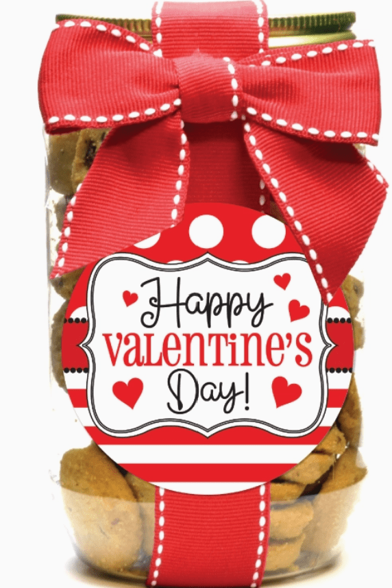 Chocolate Chip Valentine Pint Jar - Blissful Boutique