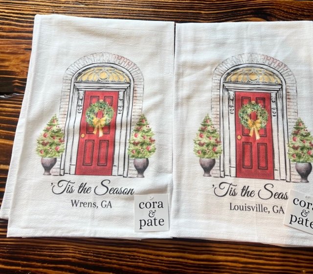 Christmas Door Towels - Blissful Boutique