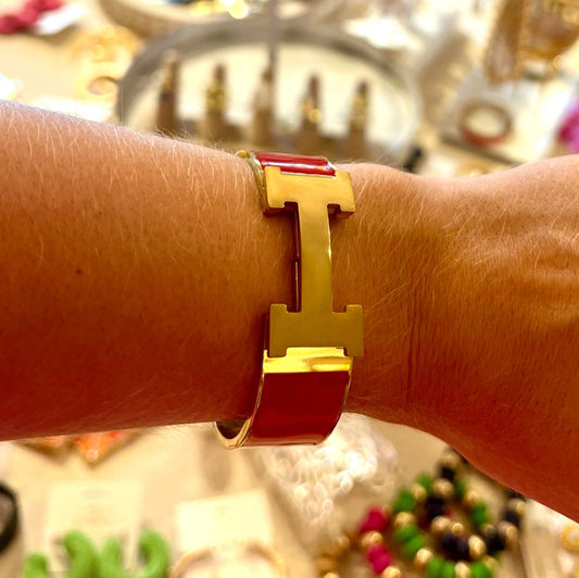 Classic "H" Bangle Bracelet - Blissful Boutique