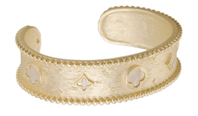 Clover Cuff Bracelet - Blissful Boutique