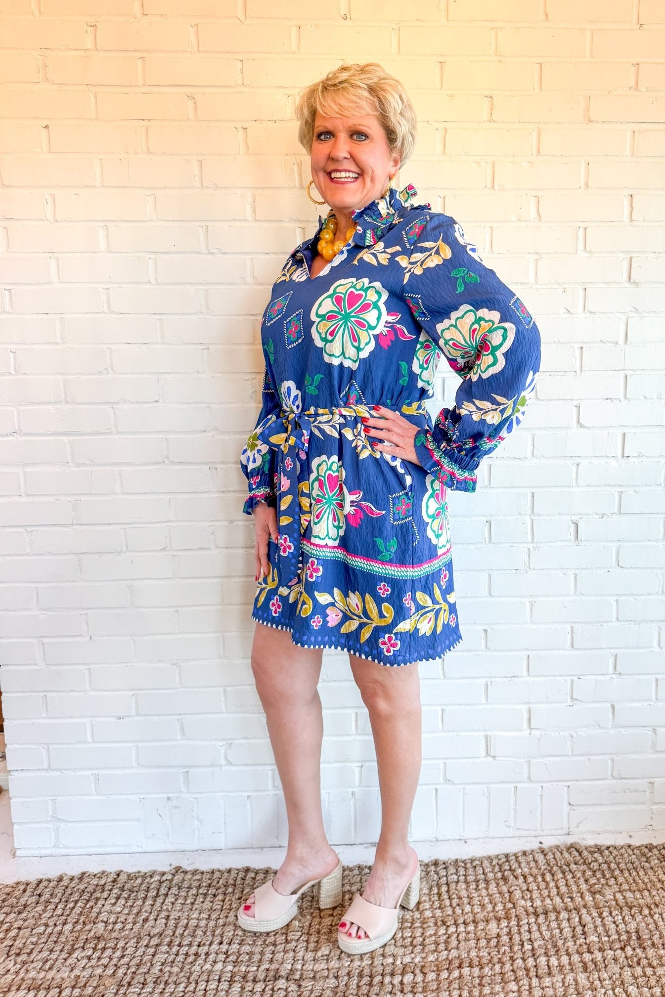 Cobalt Dress - Blissful Boutique