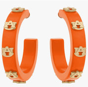 Collegiate Hoop Earrings - Blissful Boutique