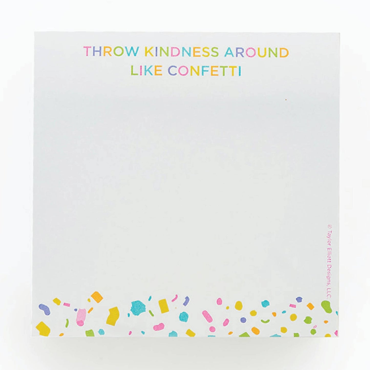 Confetti Sticky Note Cube - Blissful Boutique