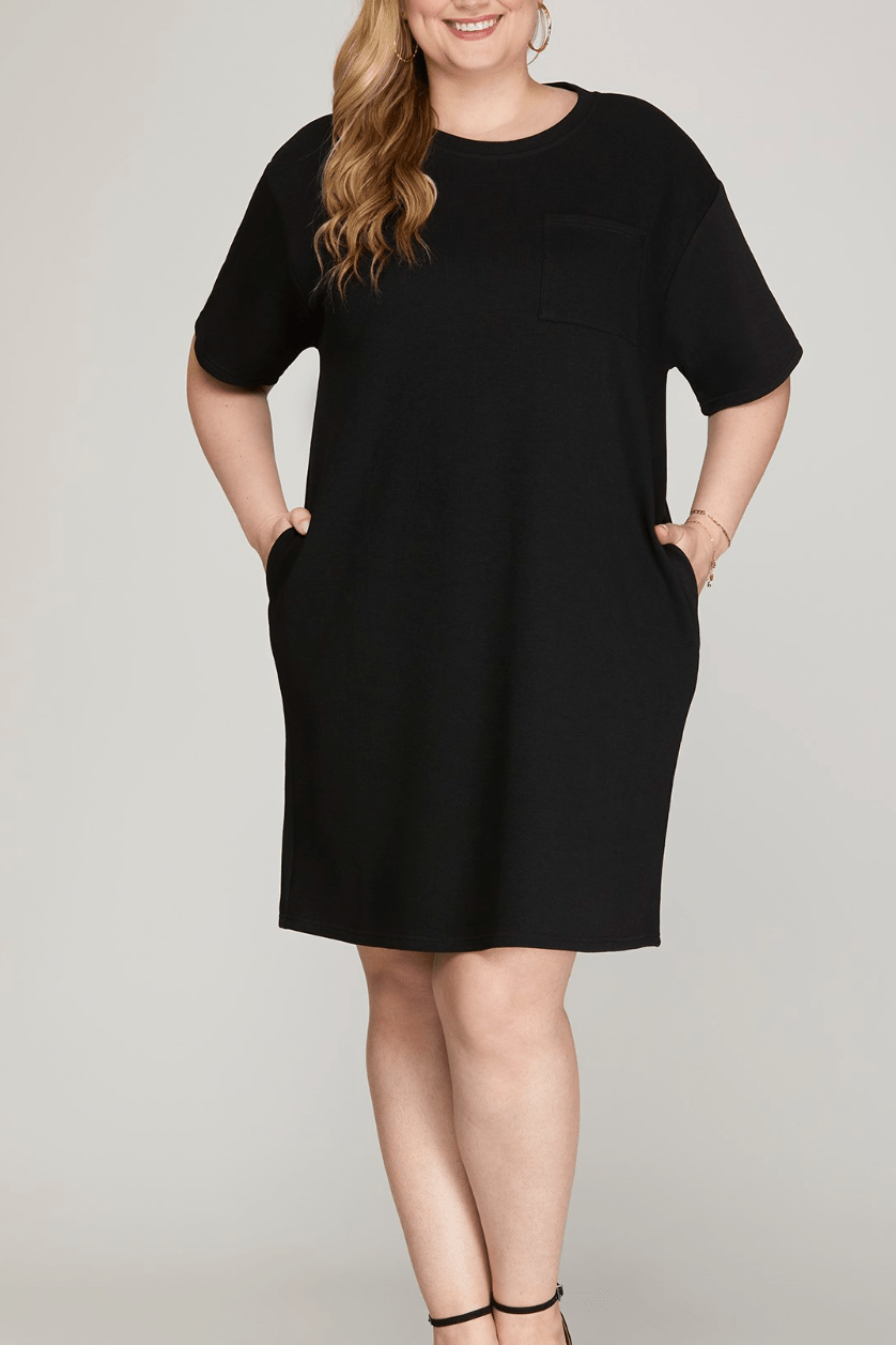 Ebony Dress - Blissful Boutique