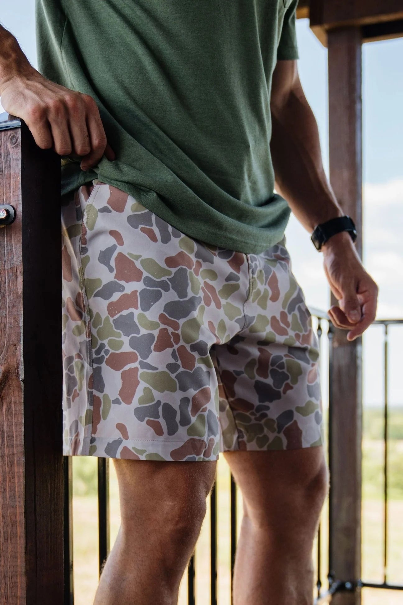 Everyday Shorts - Driftwood Camo - Blissful Boutique