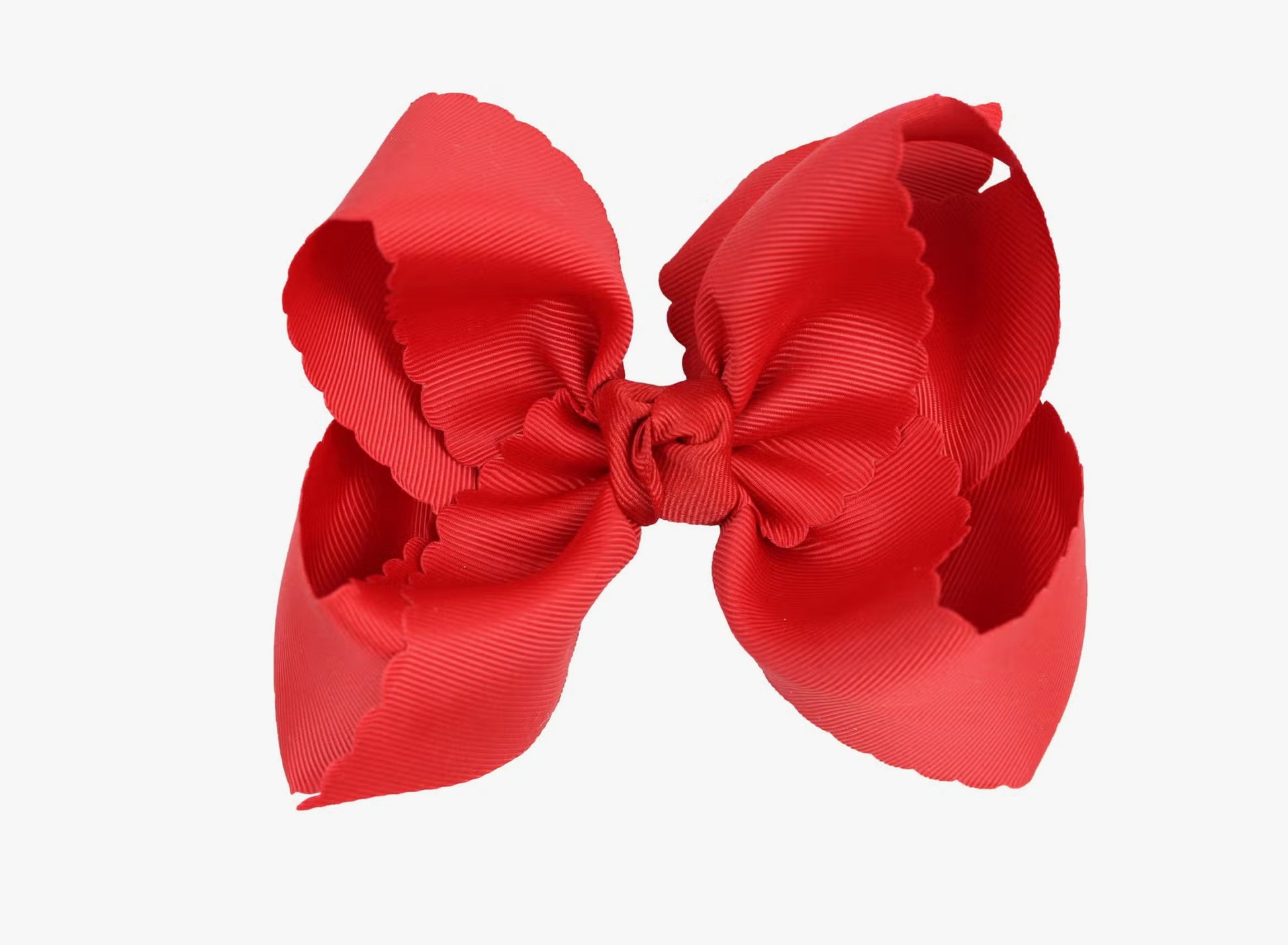 Extra Large Scalloped Edge Bow - Blissful Boutique